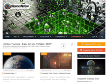 Tablet Screenshot of blendernation.com